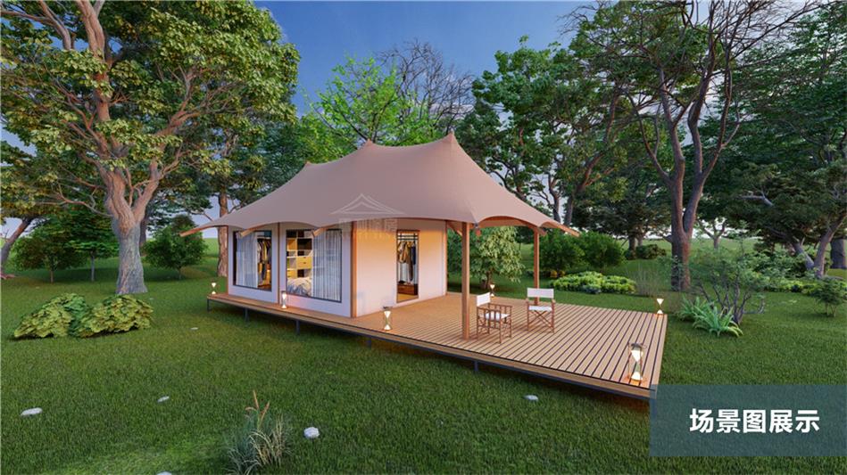 原始森林中的奢华庇护所｜青铜峡市野奢帐篷开启五感沉浸式露营